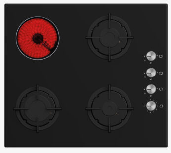 ჩასაშენებელი ქურის ზედაპირი LUXELL HO-31CER BLACK